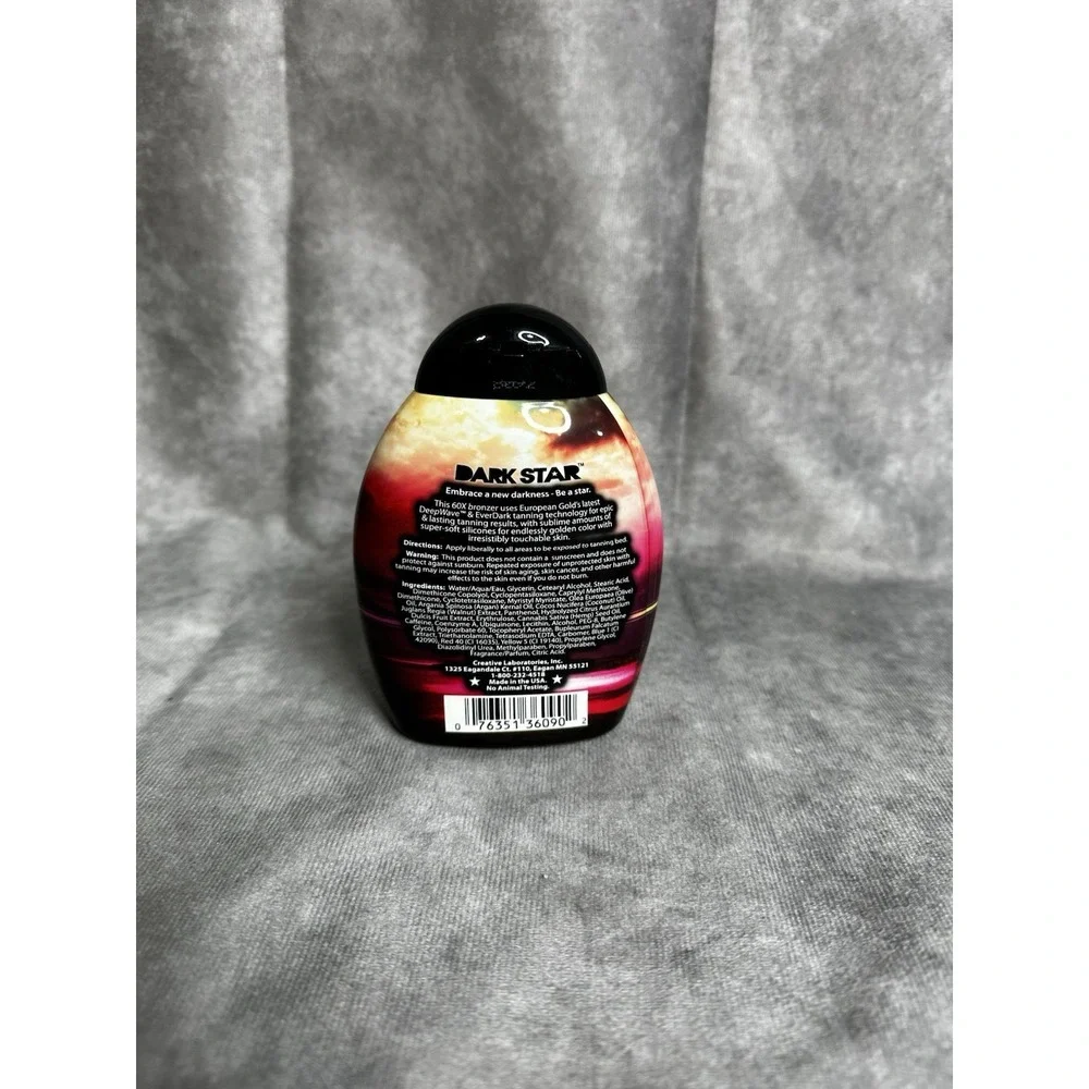 Dark‎ star European gold select 60 X dark tanning lotion salon formula indoor
